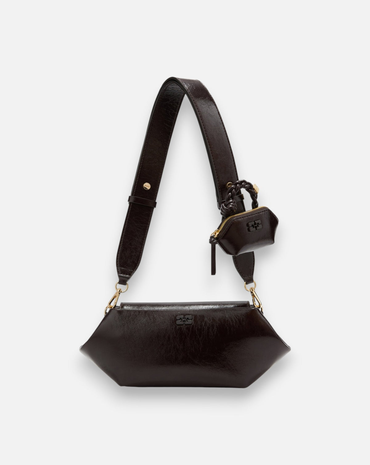 Bolso Ganni Bou East/West Deep Shine C1040071 ZWX GANNI 