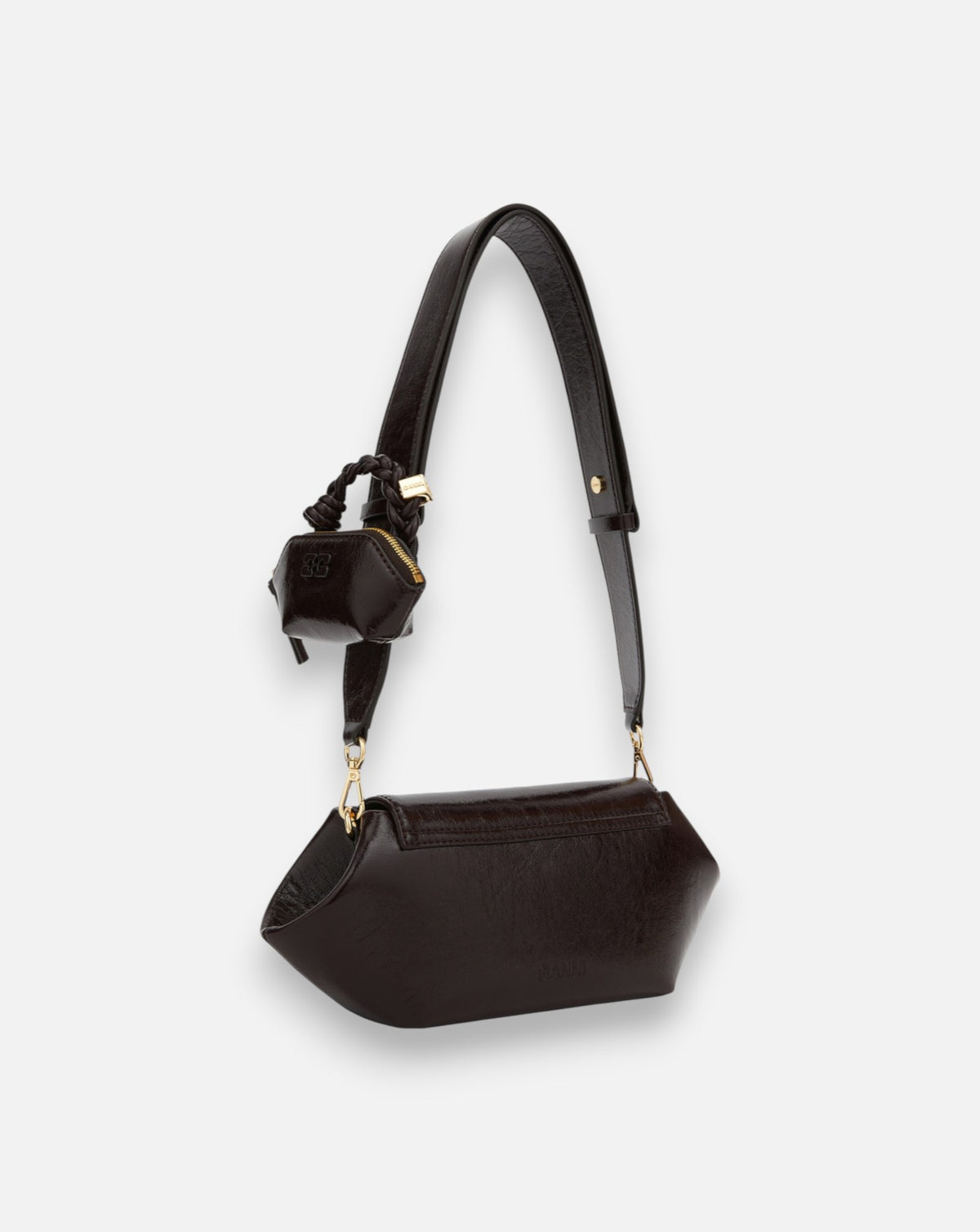 Bolso Ganni Bou East/West Deep Shine C1040071 ZWX GANNI 