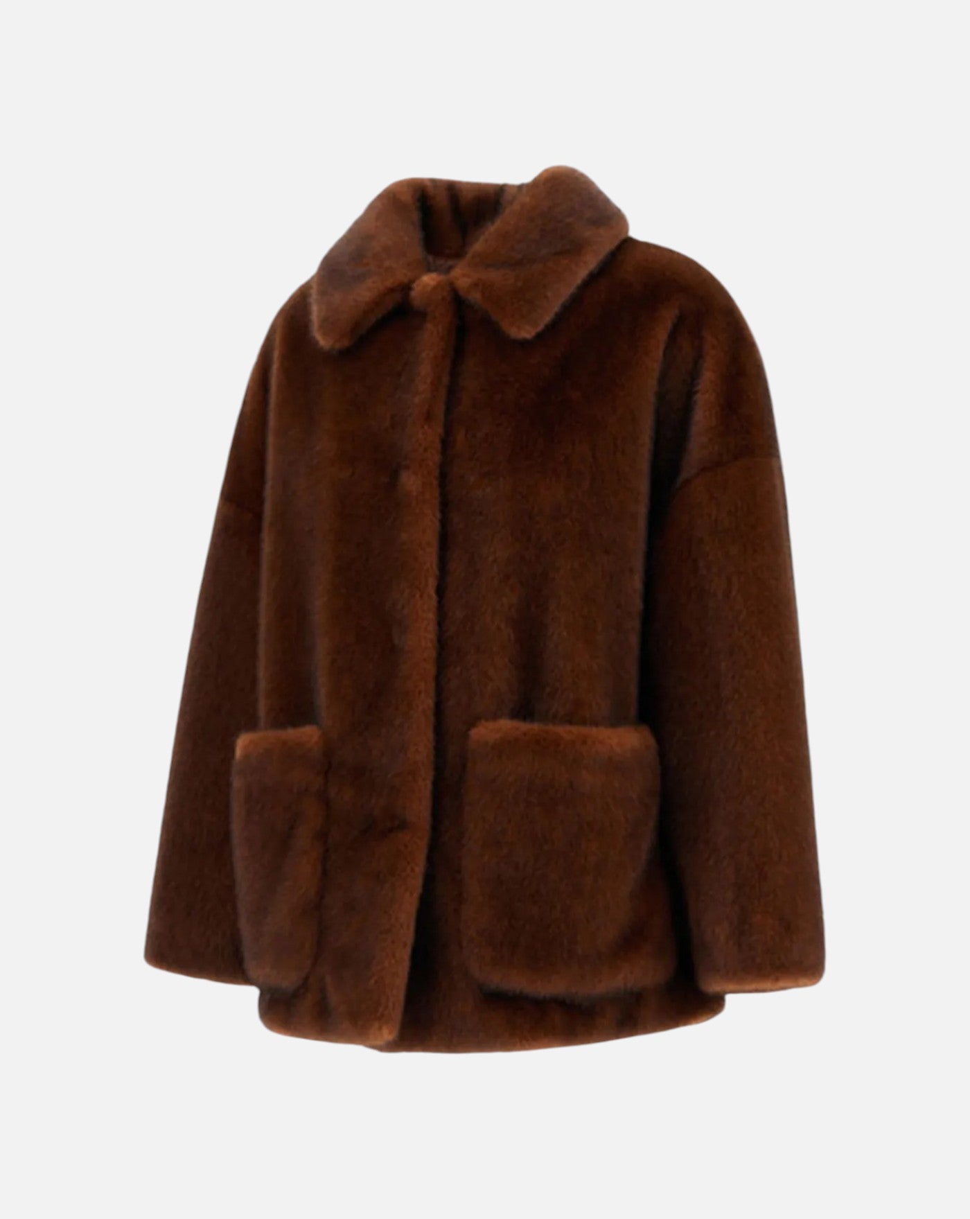 Abrigo Herno Woman's Knitted Half Coat GC000600D12739 8800 HERNO 