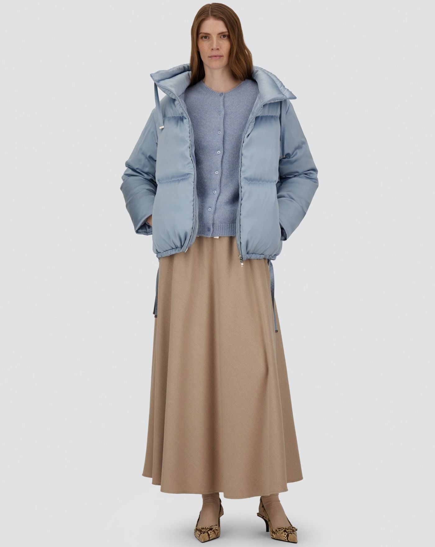 Falda Herno Woman's Woven Skirt GN00028DR12934 1985 HERNO 