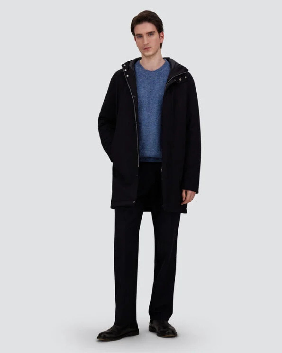 Chaqueta Herno Men's Woven Half Coat PI001363U12650 9210 HERNO 
