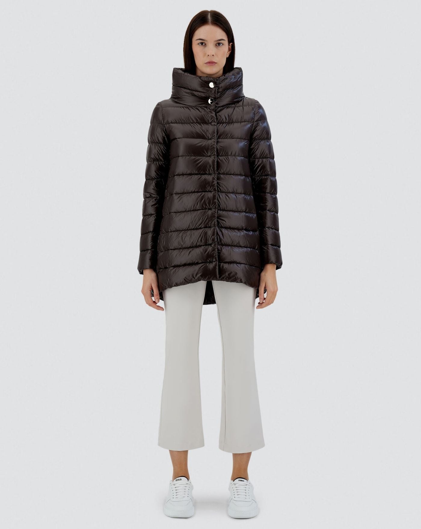 Chaqueta Herno Woman's Woven Half Coat PI0505DIC12017Z 8800 HERNO 
