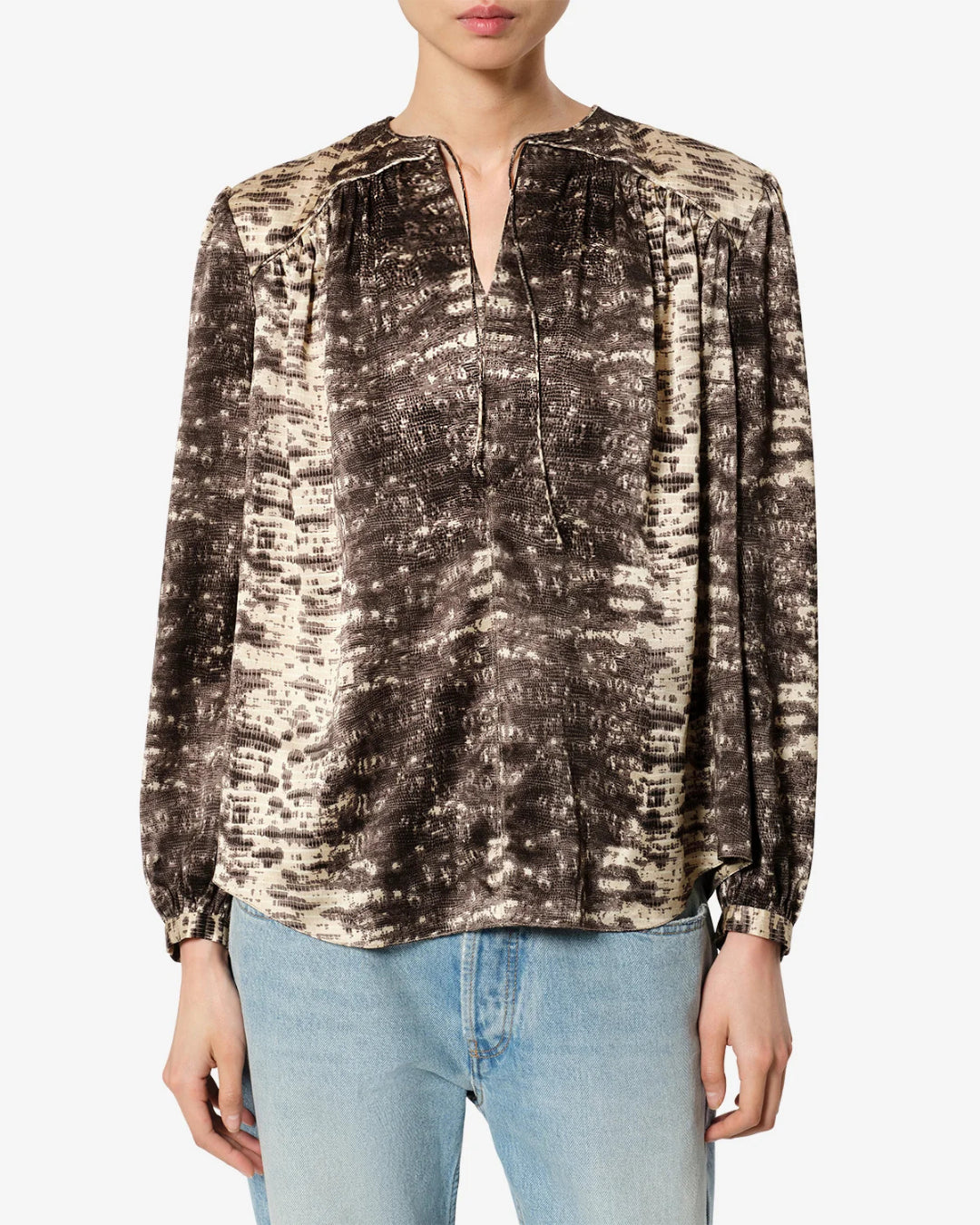 Blusa Isabel Marant Laraya HT0990FA D4J12I90BE ISABEL MARANT 