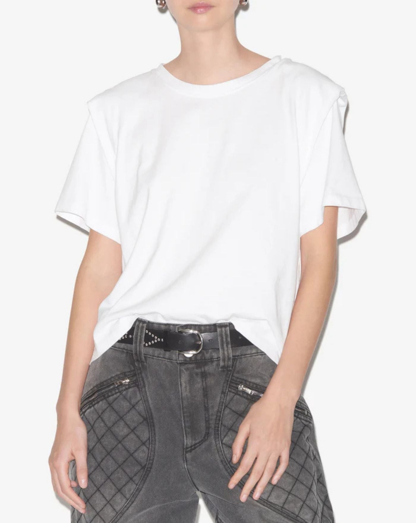 Camiseta Isabel Marant Zelitos TS0041FA A1N41I20WH ISABEL MARANT 