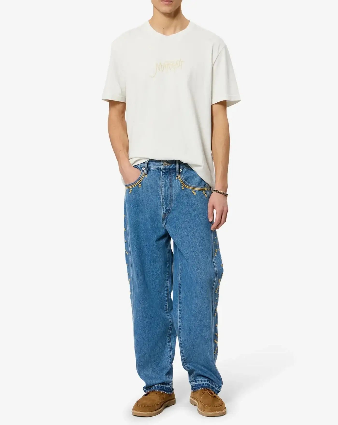 Camiseta Isabel Marant Honore TS0052HC D3N09H20OF ISABEL MARANT 