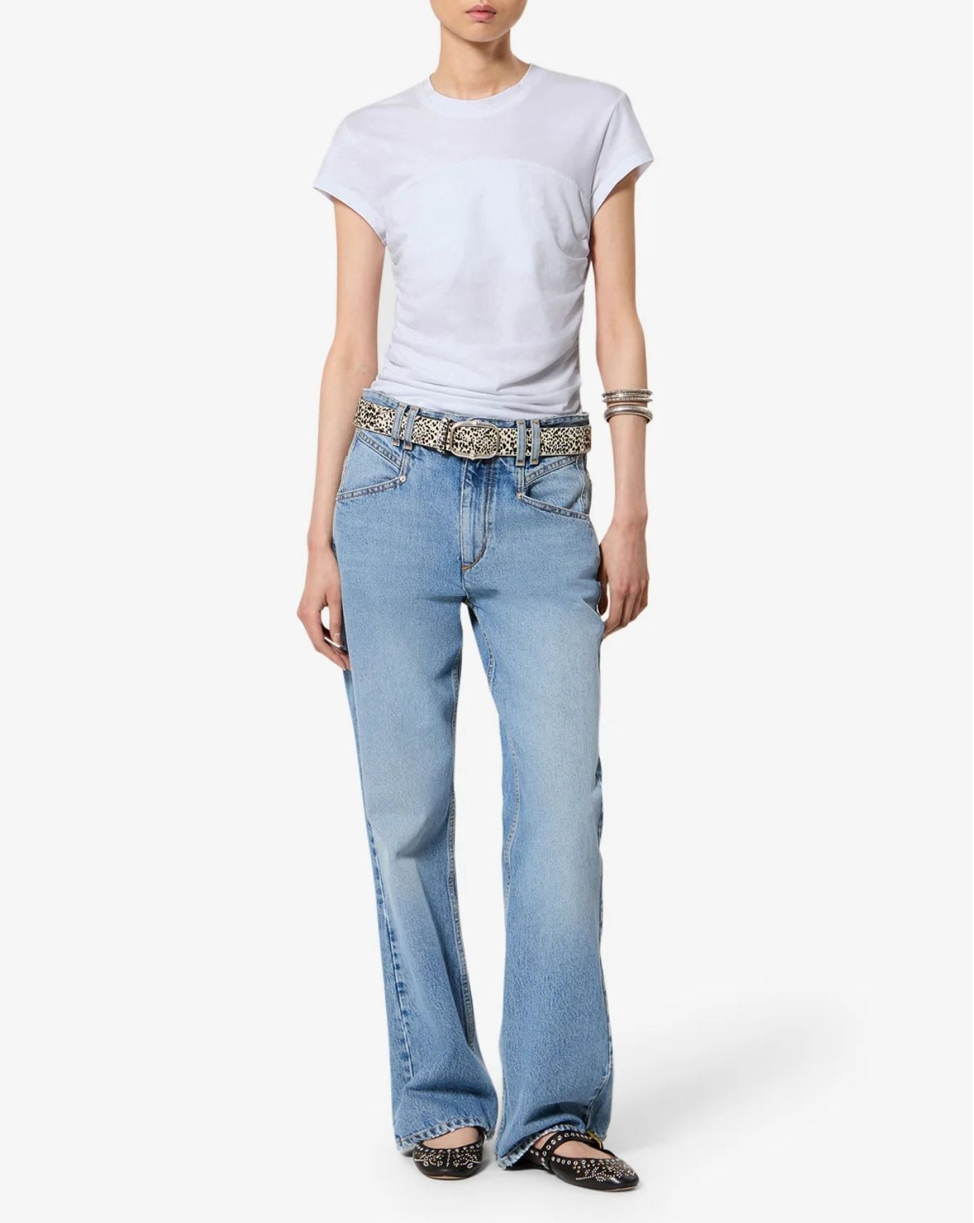 Camiseta Isabel Marant Maelie TS0275FA A1N41I20WH ISABEL MARANT 