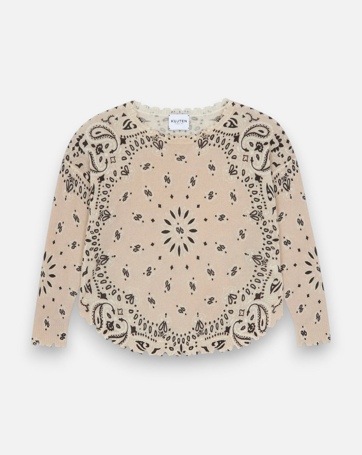 Jersey Kujten Mela Bandana Bico F2913 2443 MARRON ORGANI KUJTEN 