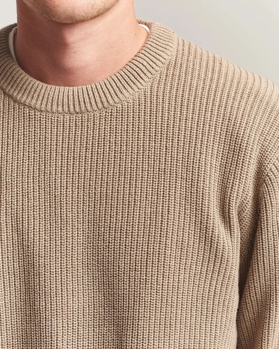 Jersey Les Deux Rib Crewneck Knit 1002188 810 LES DEUX 