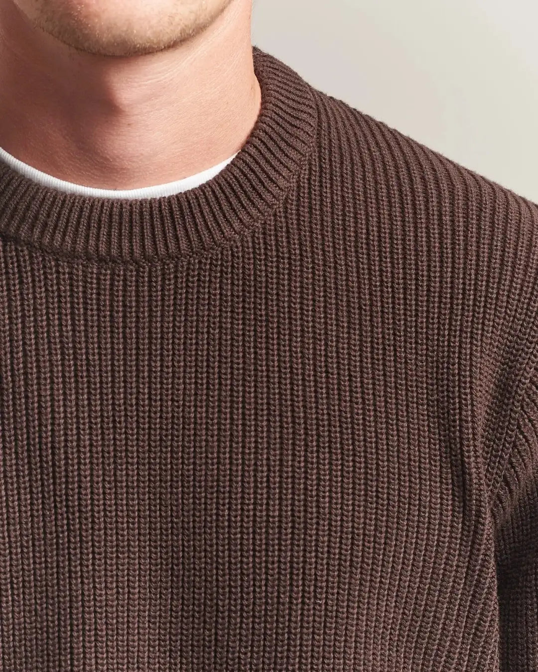 Jersey Les Deux Rib Crewneck Knit 1002188 867 LES DEUX 