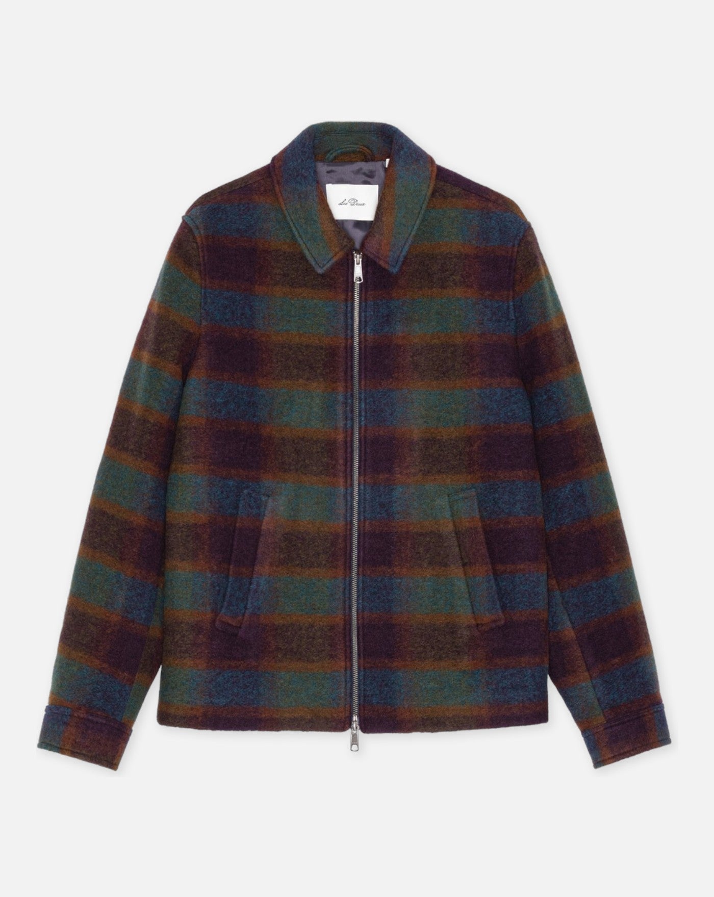 Chaqueta Les Deux Check Wool Zipper Coach Jacket 1002253 528 LES DEUX 