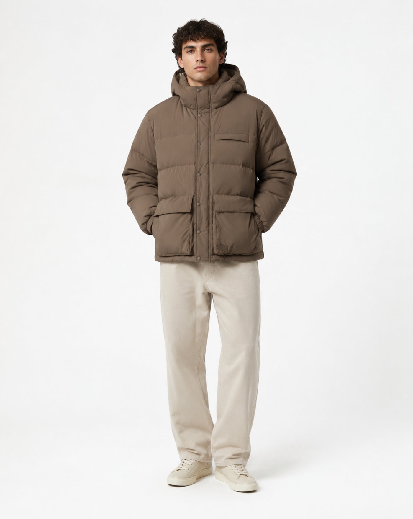 Chaqueta Maison Kitsune Hooded Quilted Puffer MRMWQ02WQ4096 0562 MAISON KITSUNE 