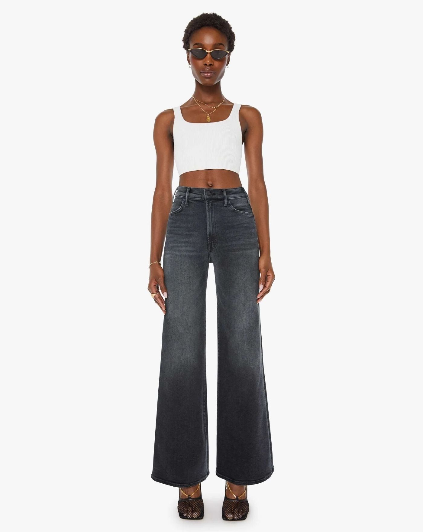 Pantalones Mother Denim The Hustler Roller Sneak 105071611 NTS MOTHER 