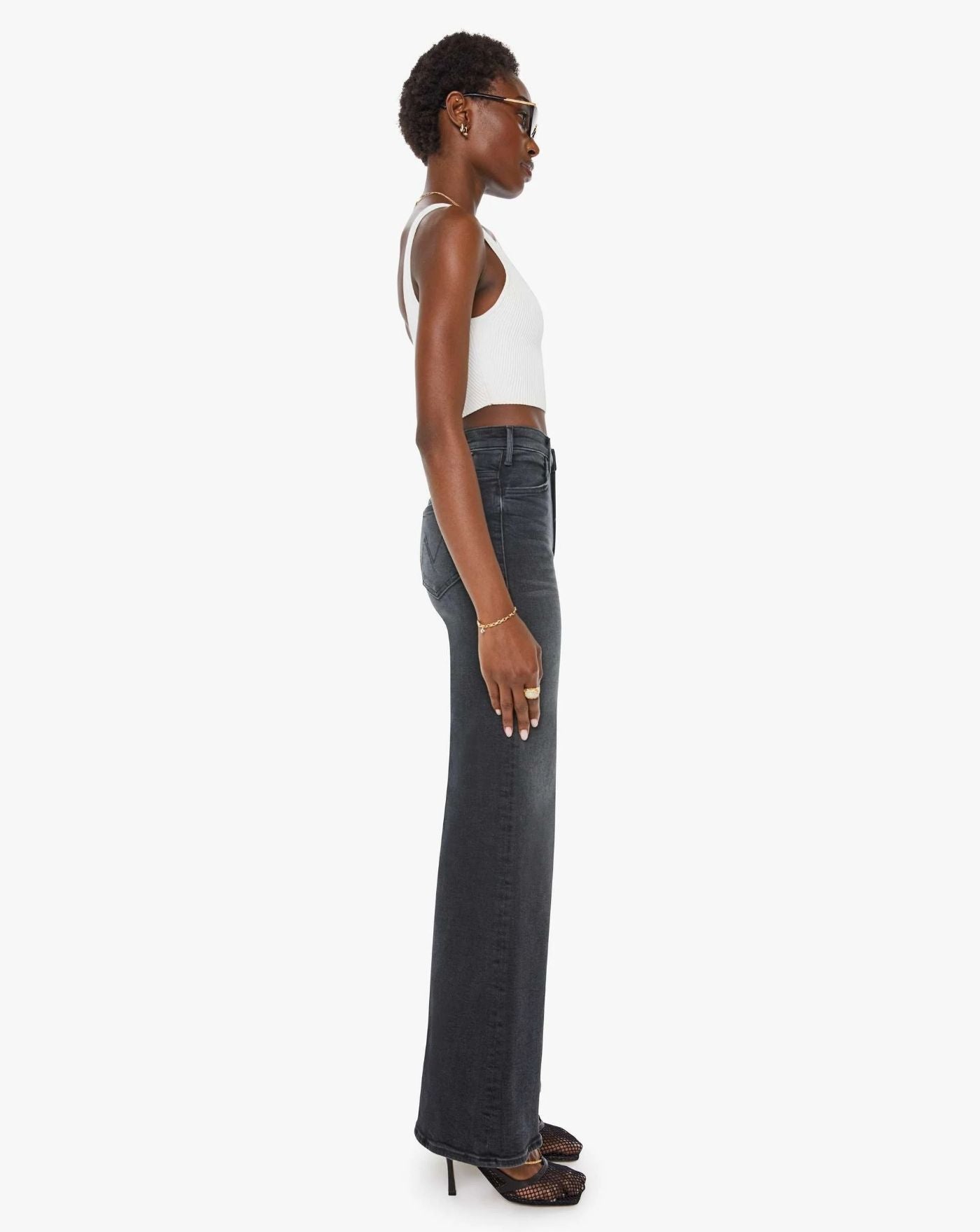 Pantalones Mother Denim The Hustler Roller Sneak 105071611 NTS MOTHER 