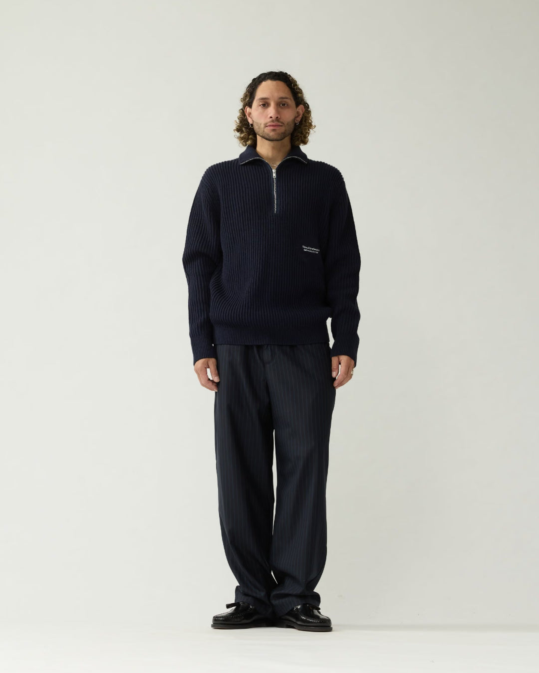 Jersey New Amsterdam Knitted Half Zip 2602035001 NIGHT NEW AMSTERDAM 