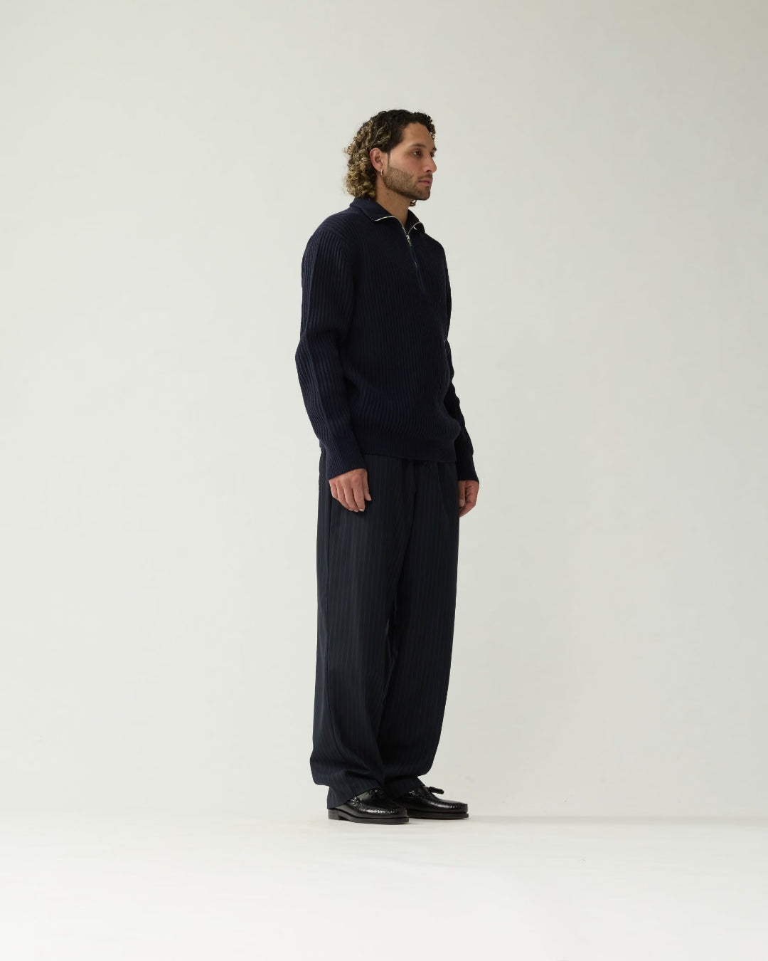 Jersey New Amsterdam Knitted Half Zip 2602035001 NIGHT NEW AMSTERDAM 