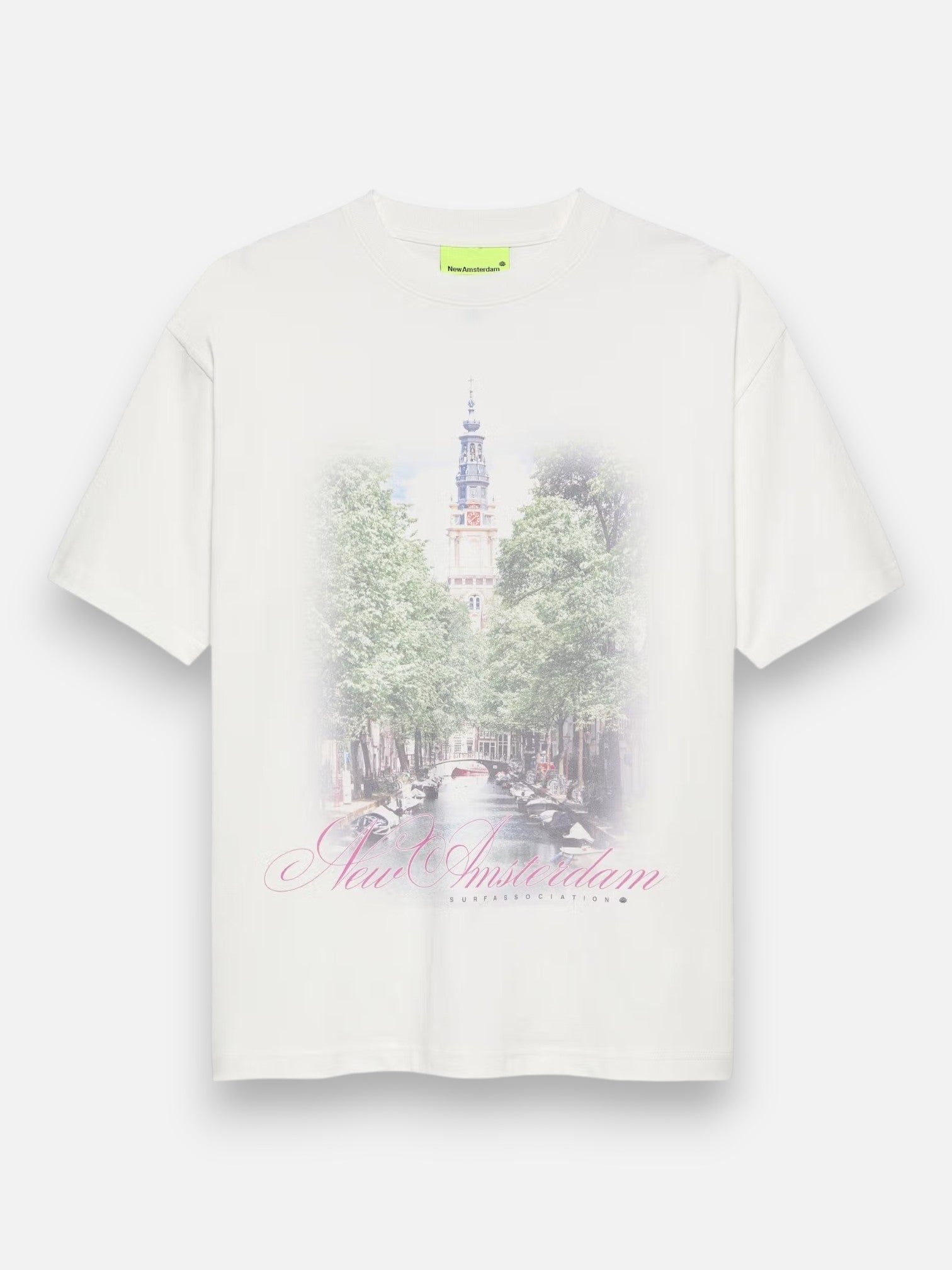 Camiseta New Amsterdam City of Water 2602078002 WHASHED WHITE NEW AMSTERDAM 