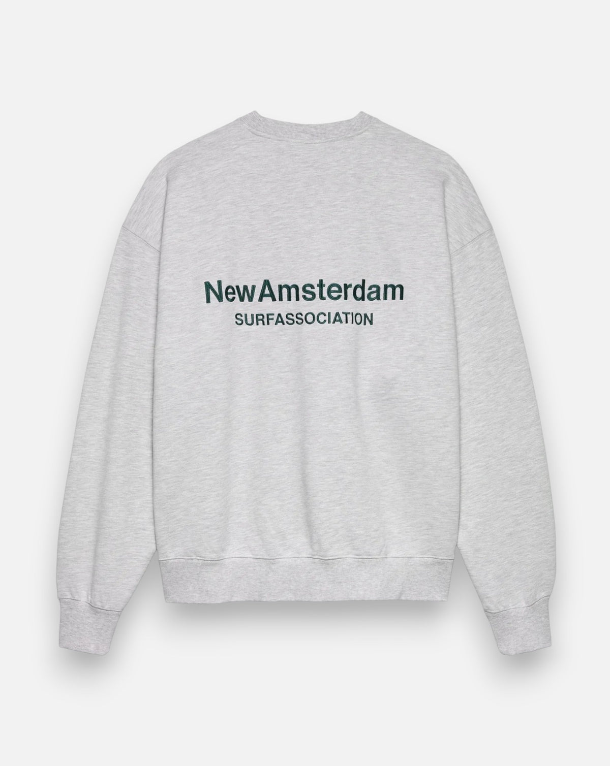 Sudadera New Amsterdam Logo 2602118001 ASH/BOTTLE GREEN NEW AMSTERDAM 