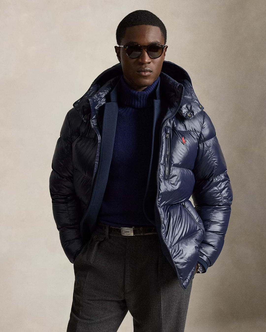 Chaqueta Polo Ralph Lauren Gorham 710968281002 NAVY GLOSSY POLO RALPH LAUREN 