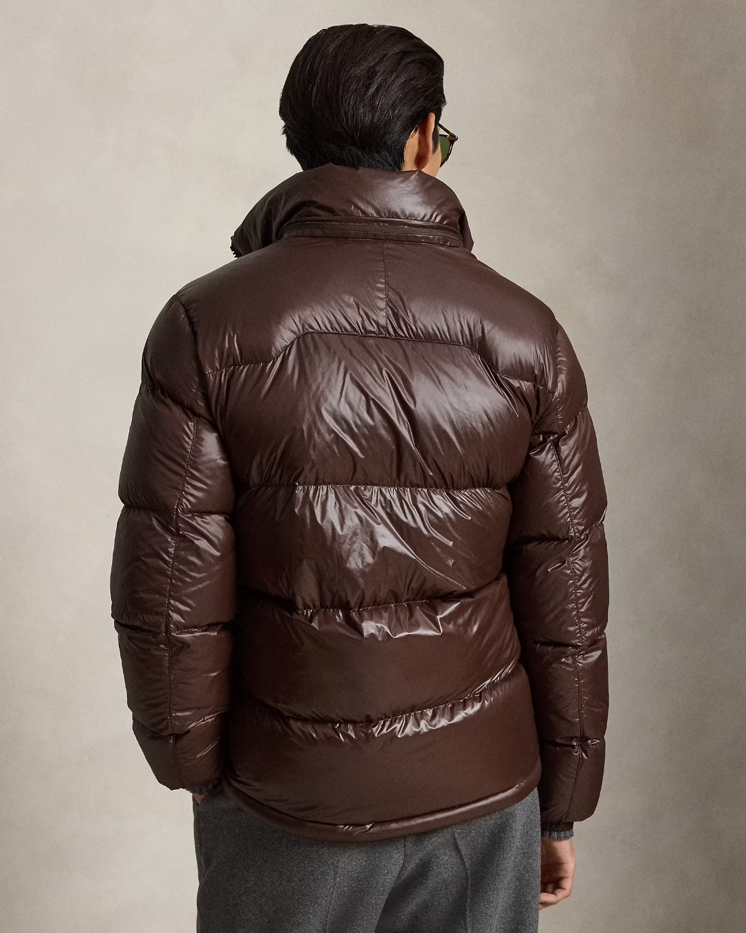 Chaqueta Polo Ralph Lauren Gorham 710968281500 BROWN GLOSSY POLO RALPH LAUREN 