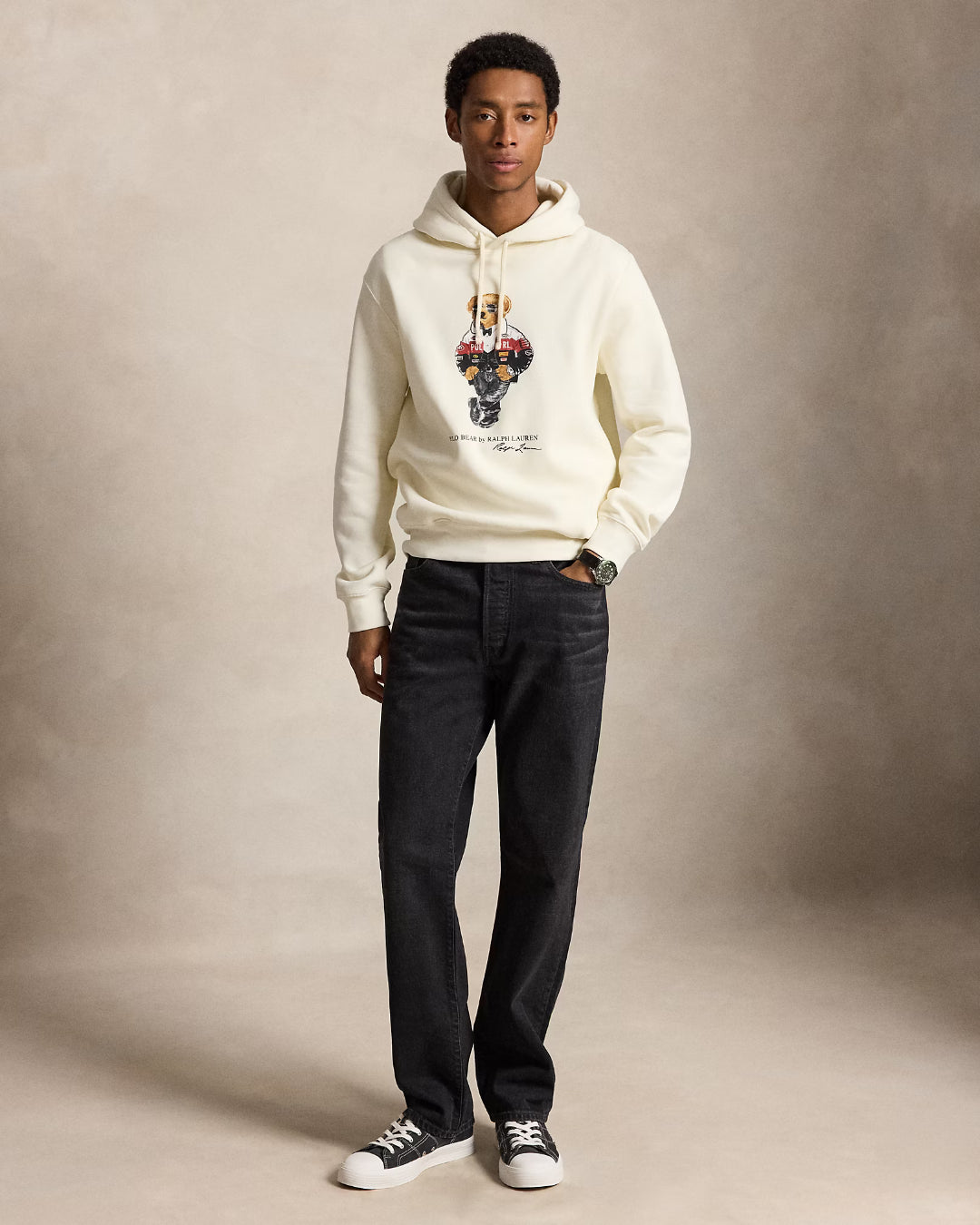 Sudadera Polo Ralph Lauren Bear 710B30954001 CLUBHOUSE CREAM POLO RALPH LAUREN 