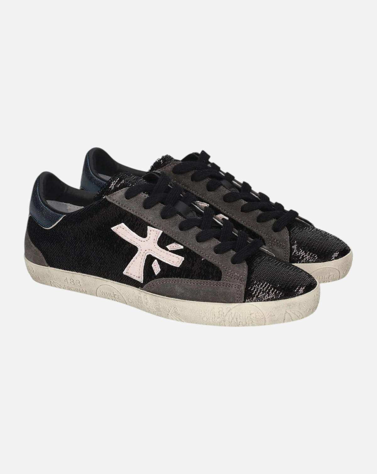 Zapatillas Premiata Stevend 8496<BR/> STEVEND 8496 BLACK PREMIATA 