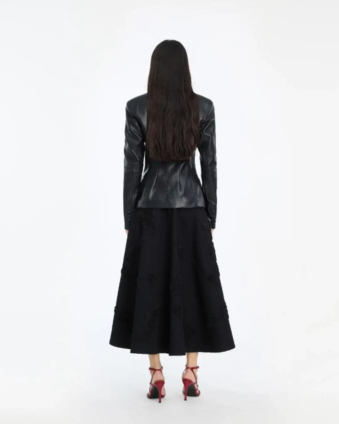 Chaqueta Rotate Fitted Leather Blazer 116570100 100 ROTATE 