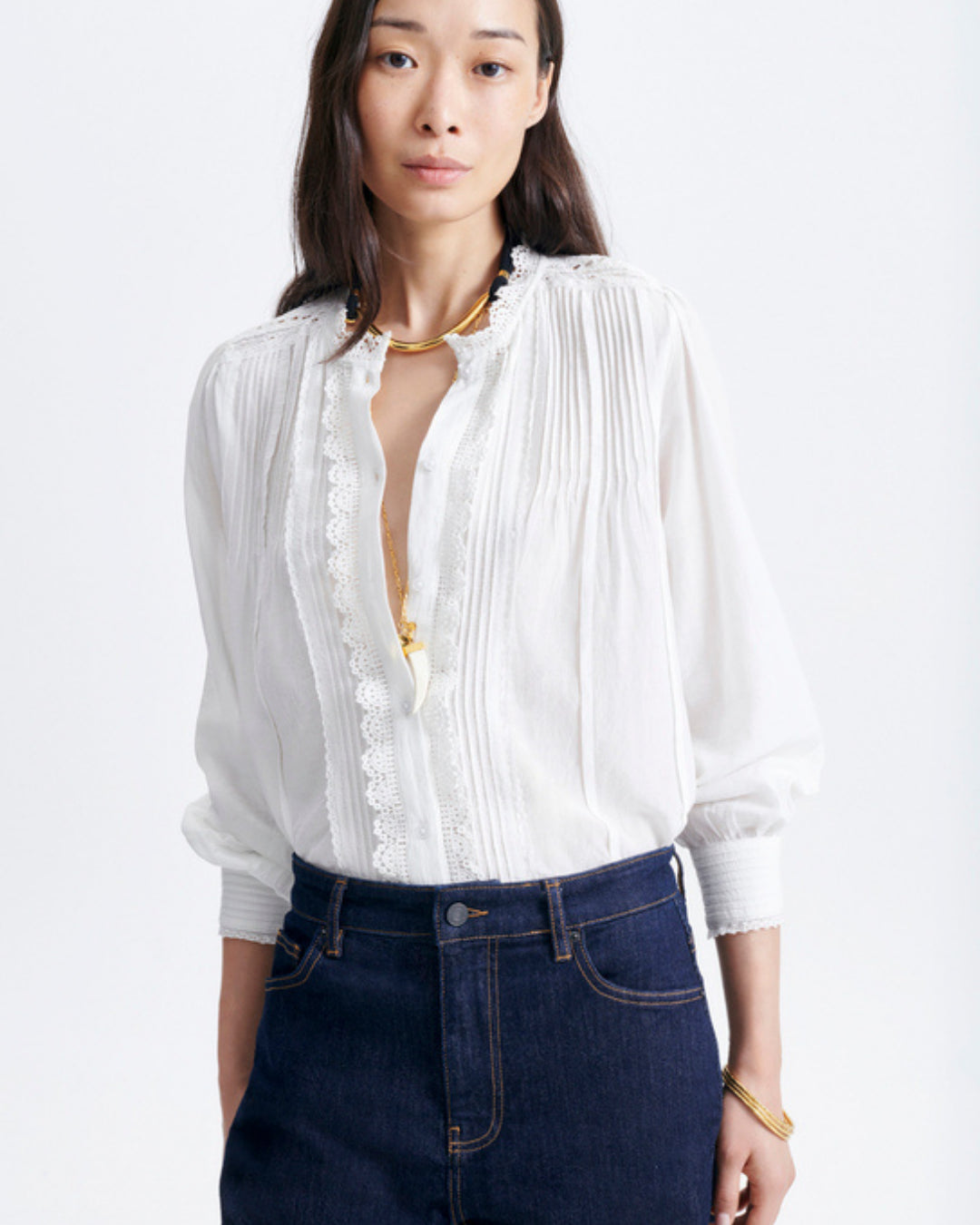 Blusa Vanessa Bruno Gedi 6HVA37V09899 001 VANESSA BRUNO 