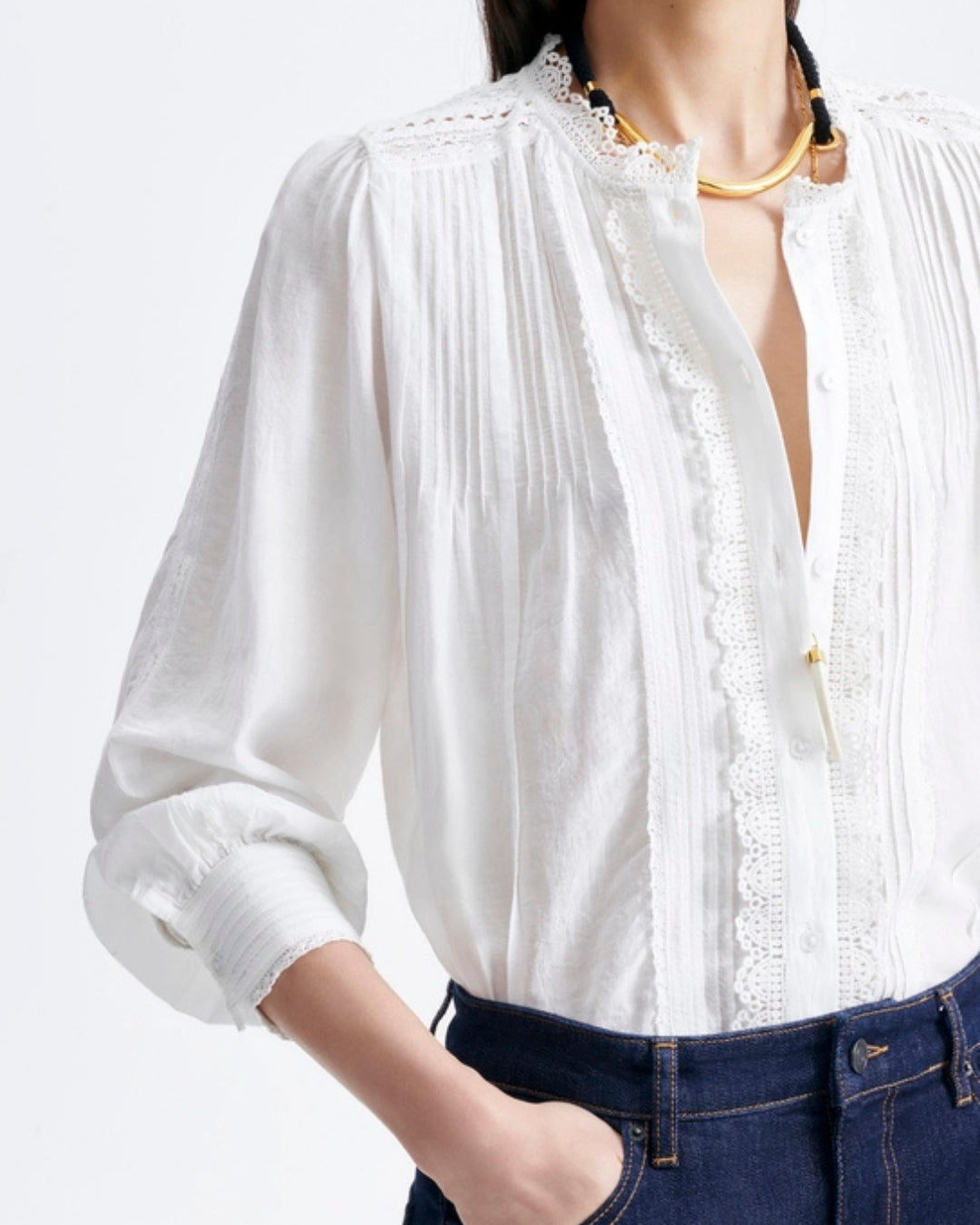 Blusa Vanessa Bruno Gedi 6HVA37V09899 001 VANESSA BRUNO 