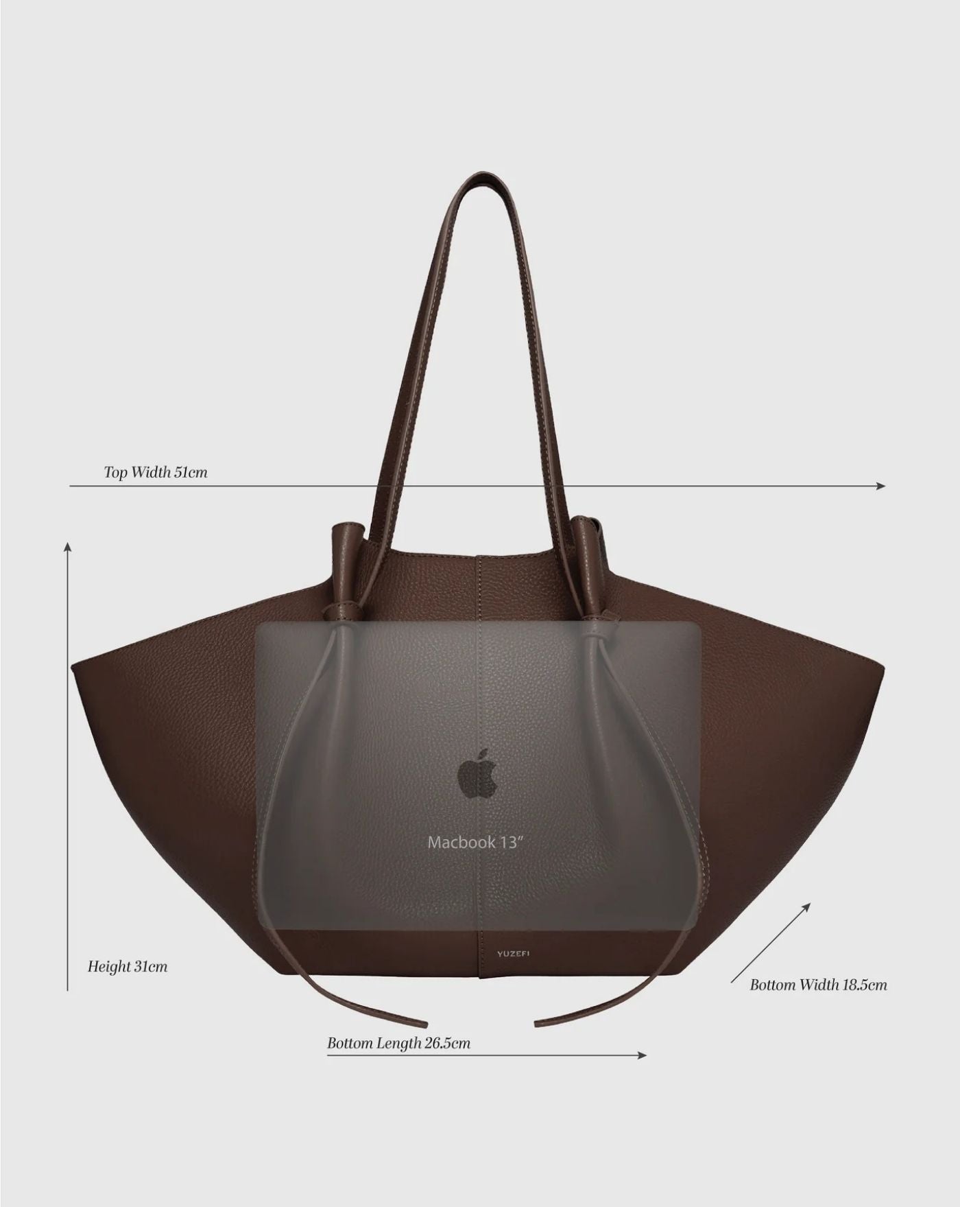 Bolso Yuzefi Large Mochi Ganache YUZSS26-HB-LM-S029 GANACHE YUZEFI 