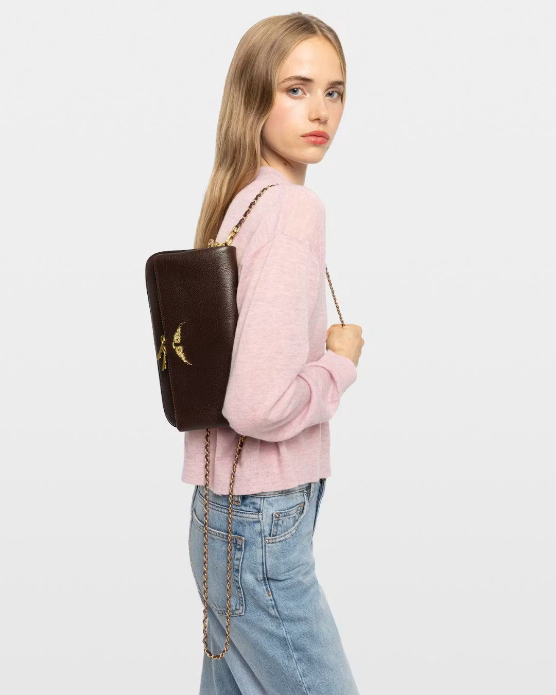 Bolso Zadig & Voltaire ROCK GRAINED LEATHER<BR/> LWBA00001 219 ZADIG & VOLTAIRE 