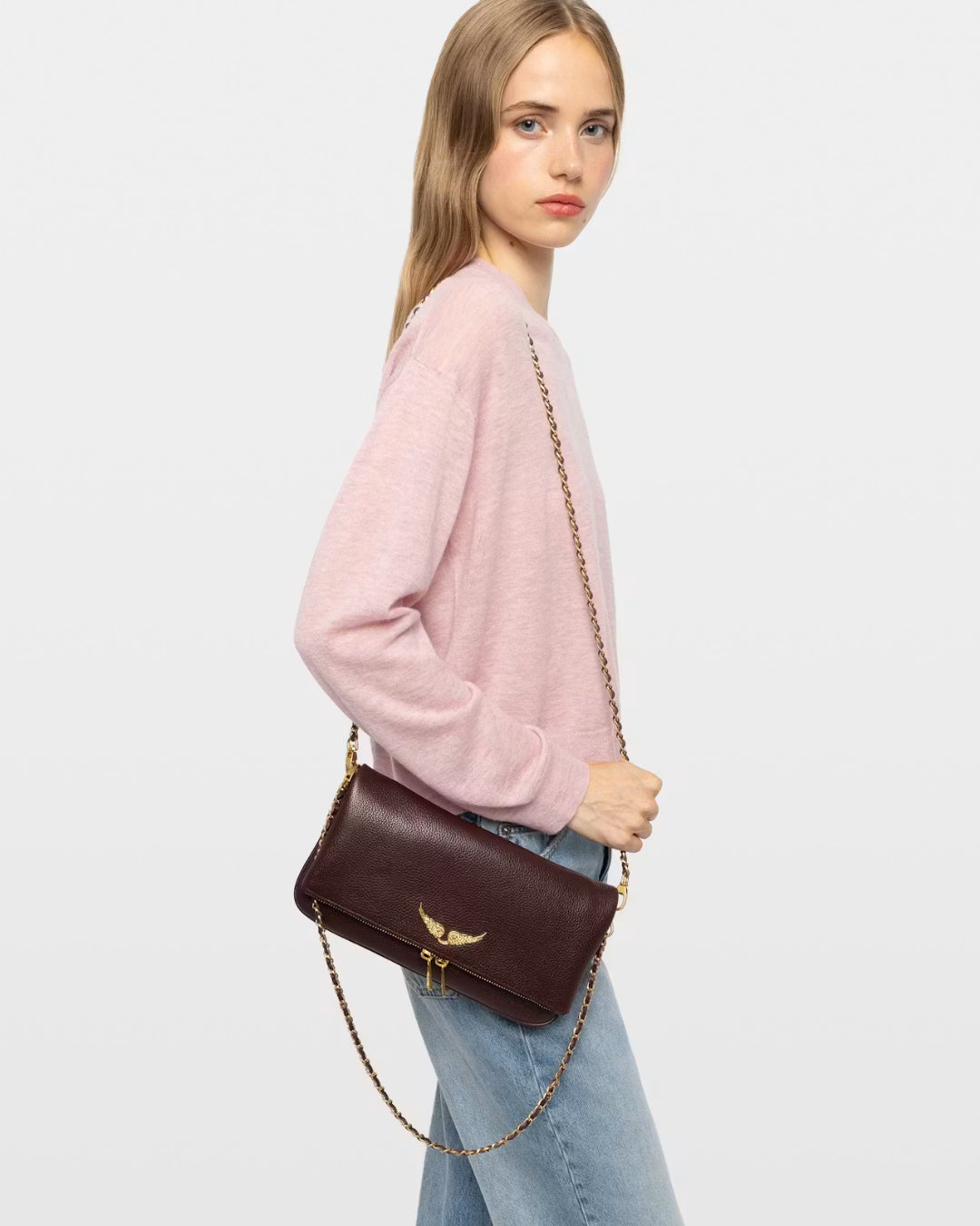 Bolso Zadig & Voltaire ROCK GRAINED LEATHER<BR/> LWBA00001 505 ZADIG & VOLTAIRE 