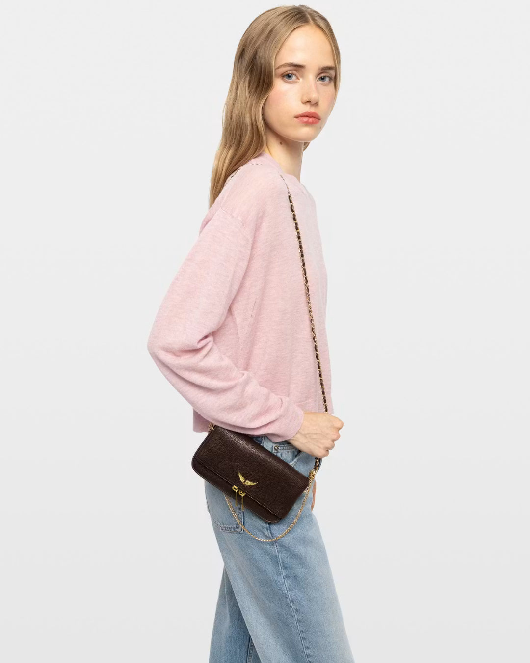 Bolso Zadig & Voltaire ROCK GRAINED LEATHER<BR/> LWBA03975 219 ZADIG & VOLTAIRE 
