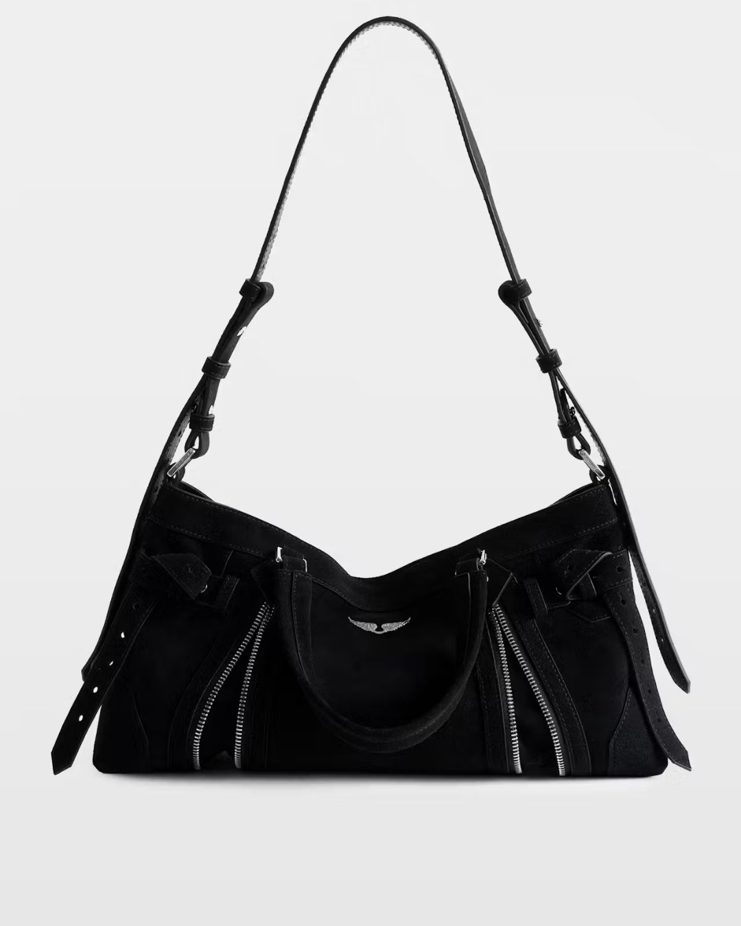 Bolso Zadig & Voltaire SUNNY RIDER SUEDE LWBA04538 011 ZADIG & VOLTAIRE 