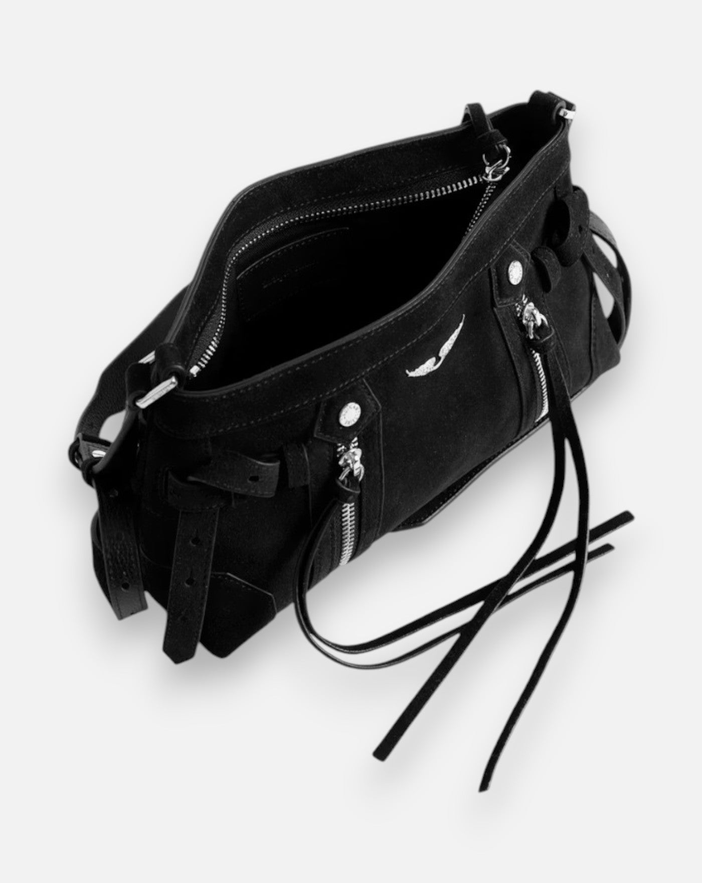 Bolso Zadig & Voltaire SUNNY RIDER XS SUEDE LWBA04539 011 ZADIG & VOLTAIRE 