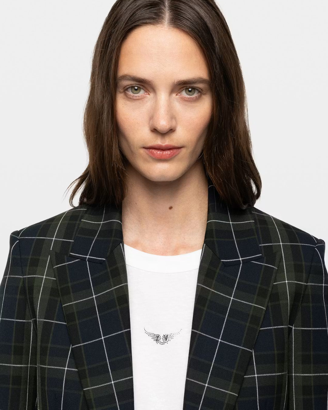 Chaqueta Zadig & Voltaire Vanille Tartan WWBL01983 404 ZADIG & VOLTAIRE 