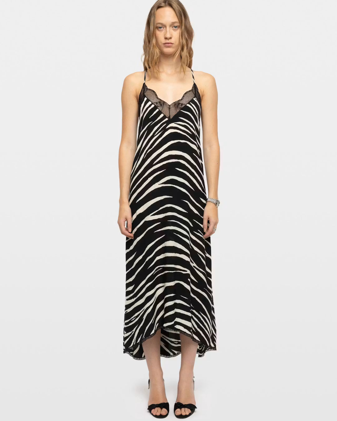Vestido Zadig & Voltaire Risty Soft Tiger WWDR02700 011 ZADIG & VOLTAIRE 