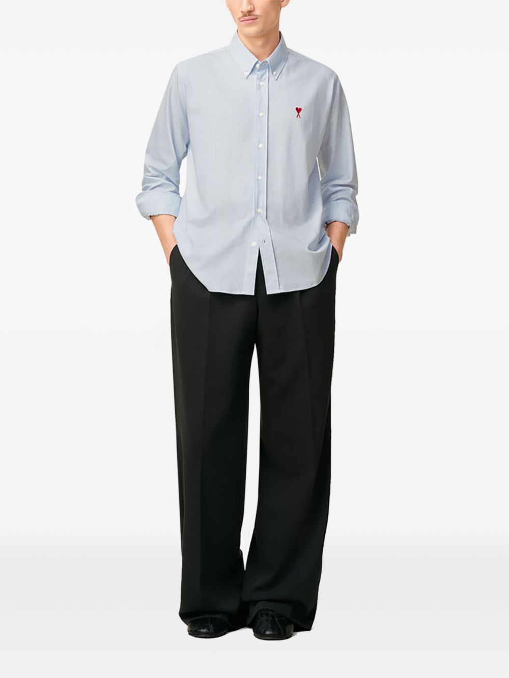 Camisa Ami Paris Ami de Coeur BFUSH063CO0087 475 AMI PARIS 