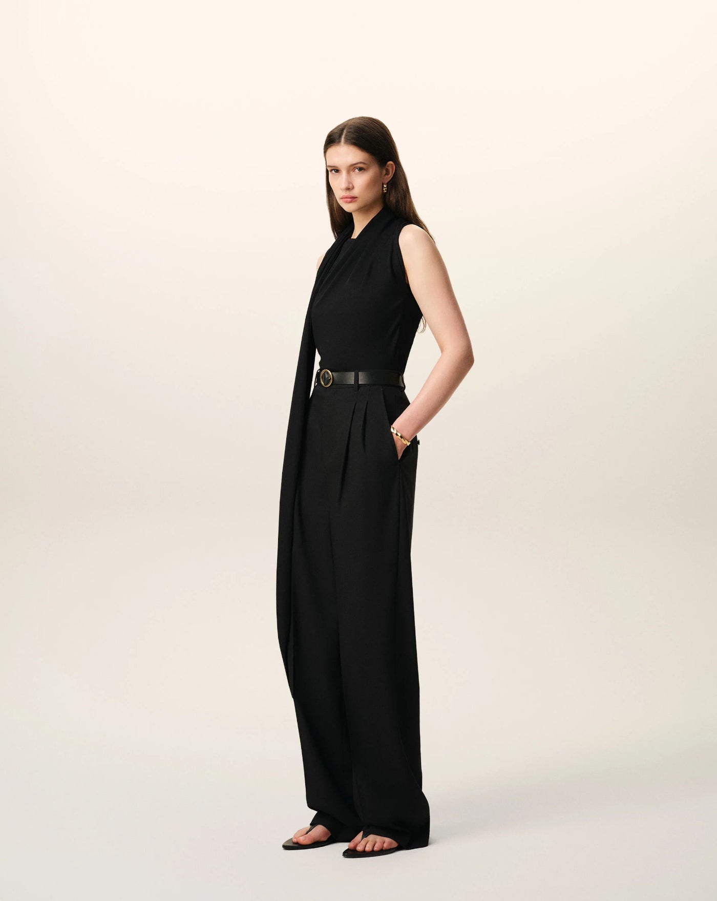 Top Ami Paris Sleeveless Lavalliere FTP827JE0223 001 AMI PARIS 