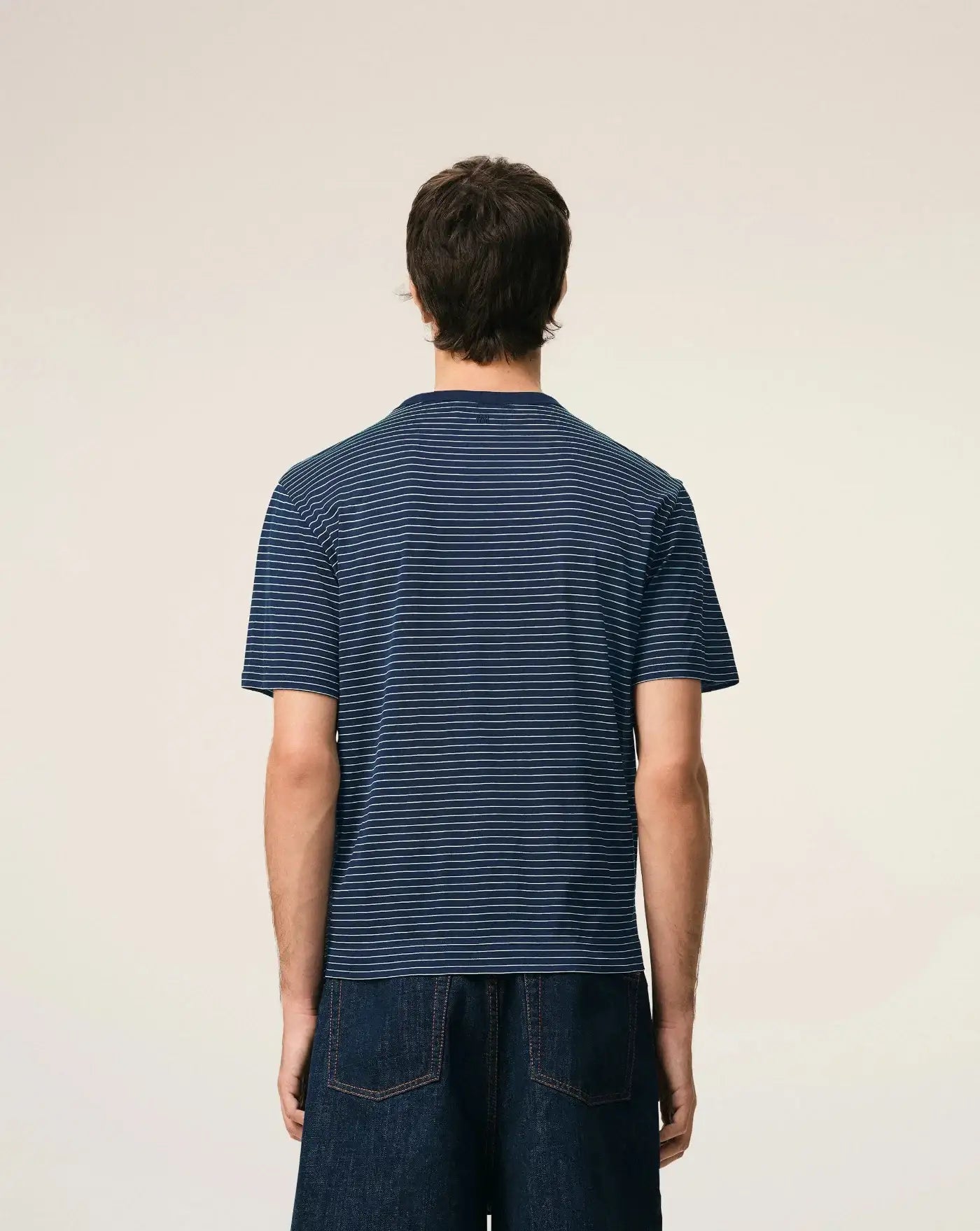 Camiseta Ami Paris Stripes HTS367JE0212 A044 AMI PARIS 