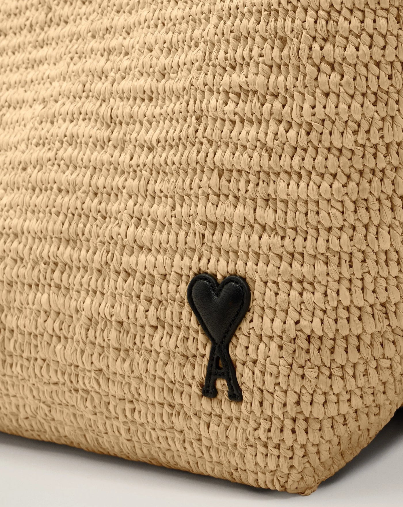 Bolso Ami Paris Ami de Coeur Rafia Tote Bag ULL740AW0036 113 AMI PARIS 
