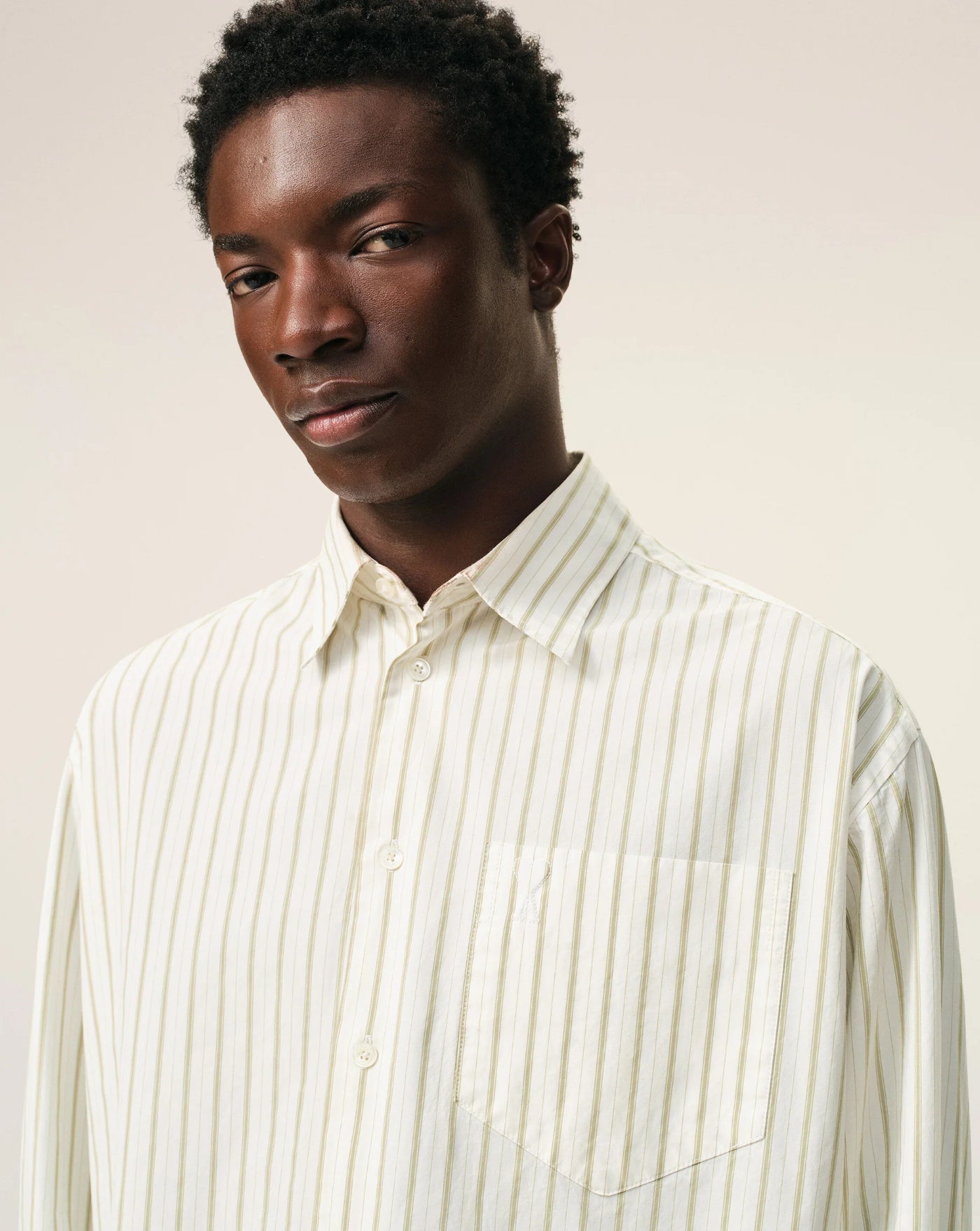 Camisa Ami Paris Boxy Long Sleeves USH766CO0220 A075 AMI PARIS 