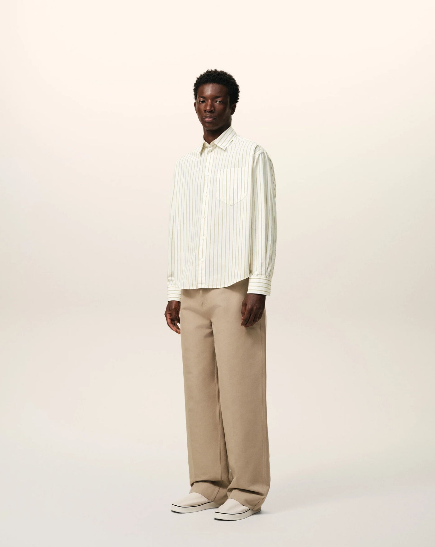 Camisa Ami Paris Boxy Long Sleeves USH766CO0220 A075 AMI PARIS 