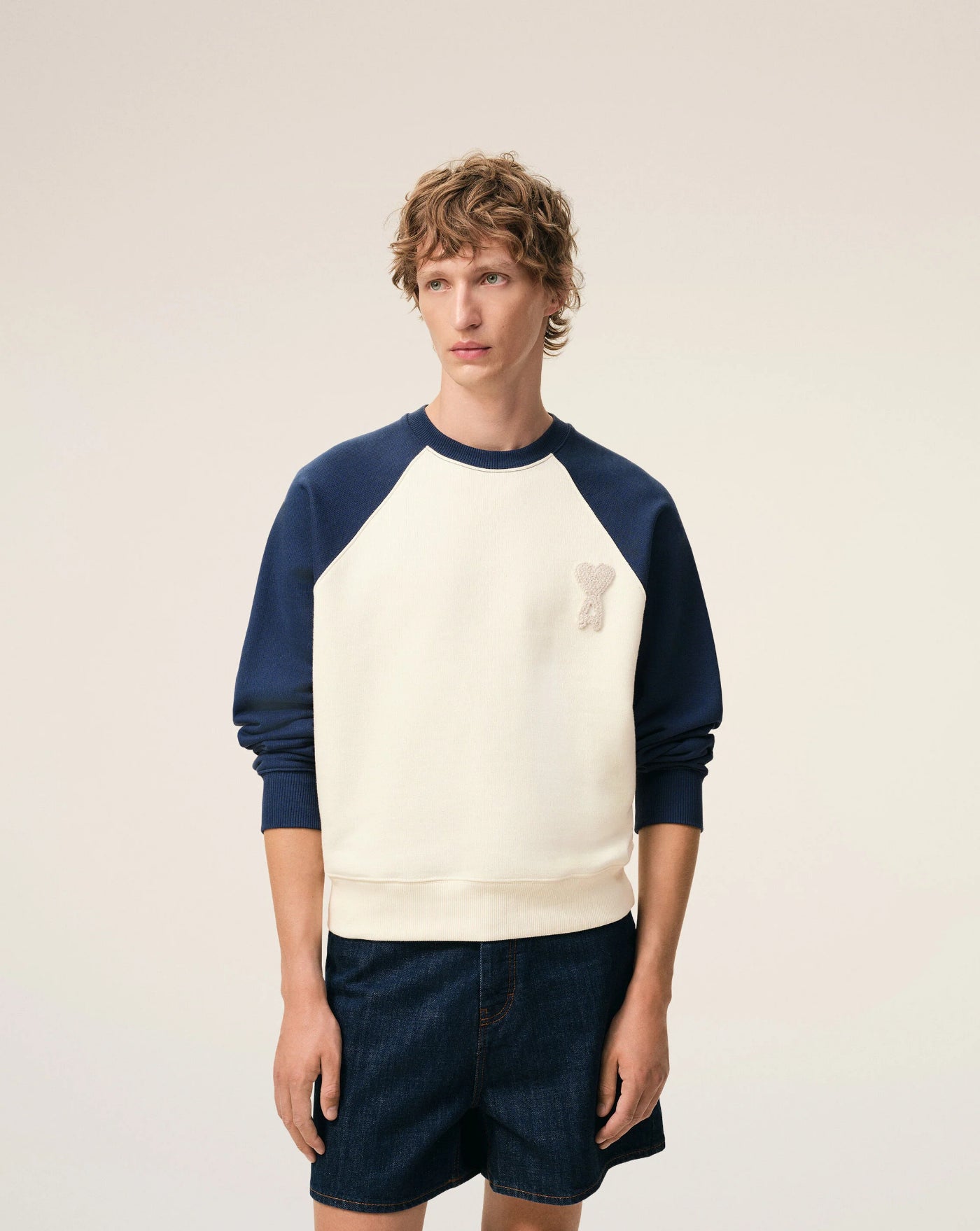 Sudadera Ami Paris Bicolor USW781747 A027 AMI PARIS 