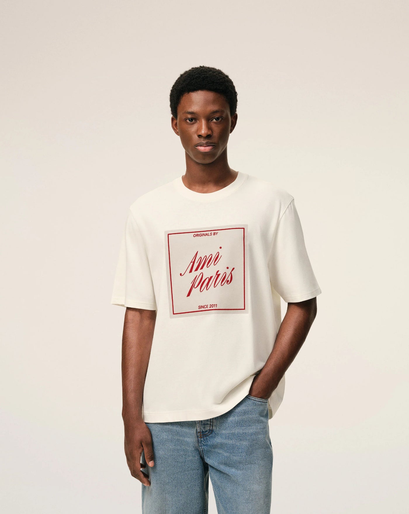 Ami Paris Heritage Print T-shirt