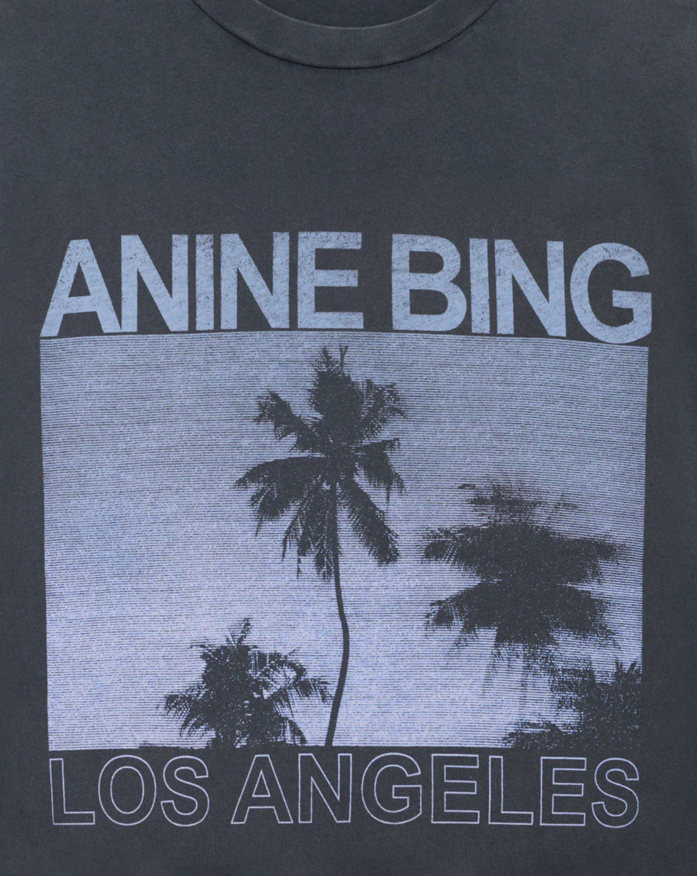 Camiseta Anine Bing Cade Tee Palms A0812162 WBL1WASHED GREY ANINE BING 