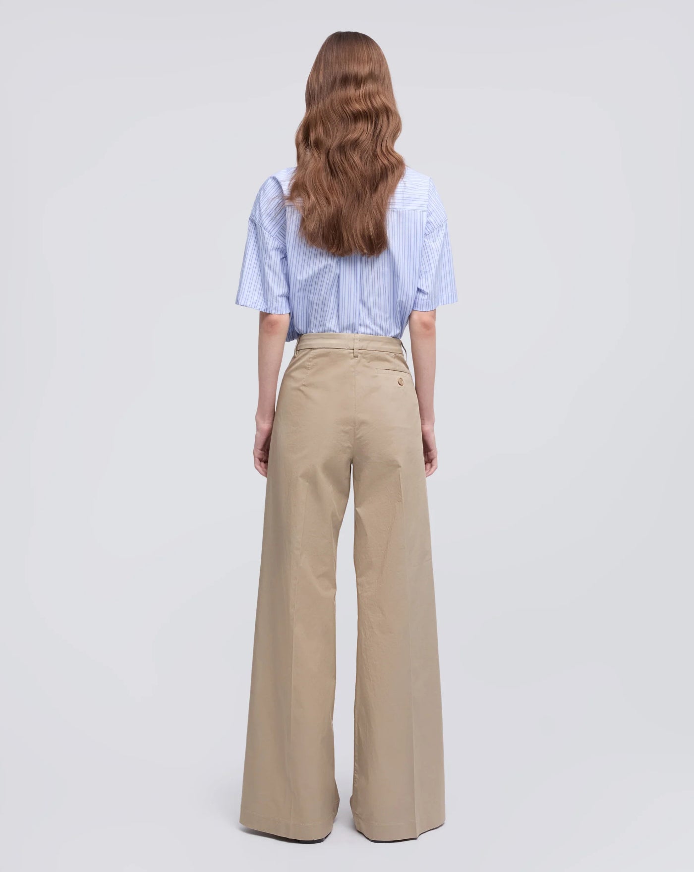 Pantalones Aspesi de Sarga de Algodon Elastico 26PG0190D023 10047 ASPESI 