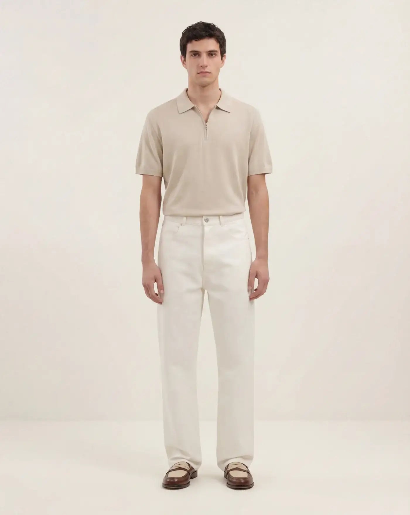 Polo Aspesi Zip 26PQM8273371 01045 ASPESI 