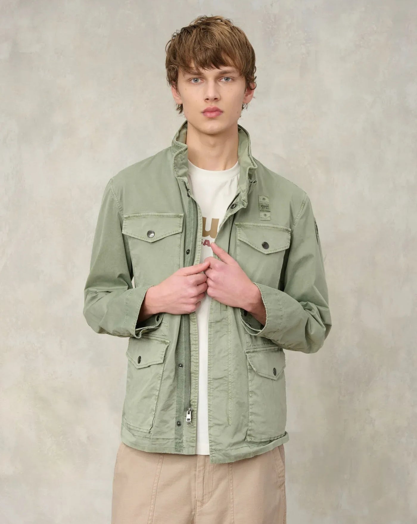Chaqueta Blauer Asmont Dyed 26SBLUB04119 007449 694GREEN BLAUER 