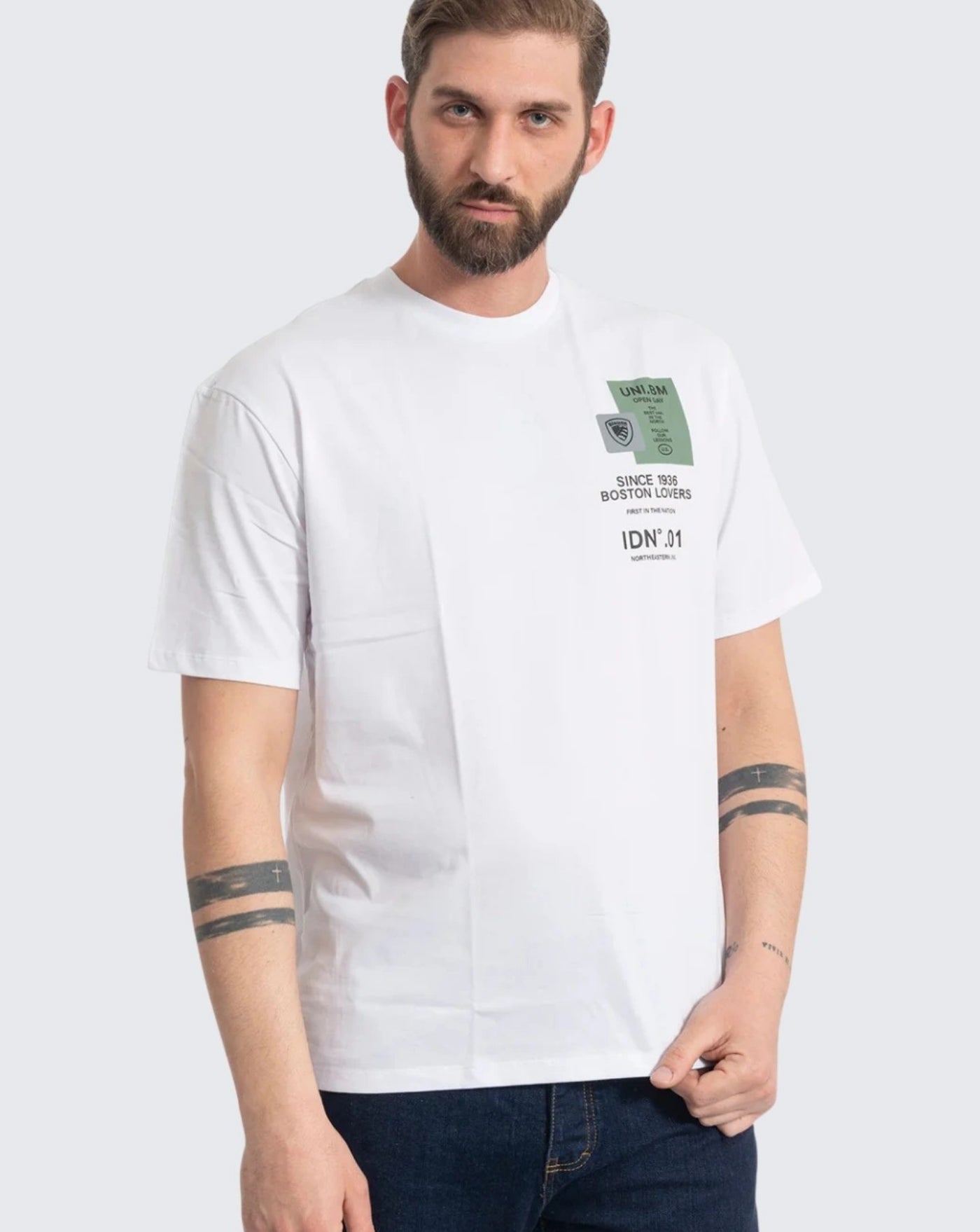 Camiseta Blauer Brush 26SBLUH02283 007480 100WHITE BLAUER 