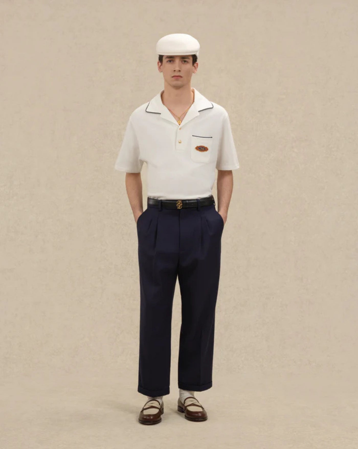 Polo Drole de Monsieur Drole Patch PL165CO264 OW DROLE DE MONSIEUR 